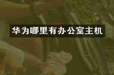 华为哪里有办公室主机