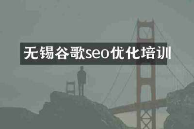 无锡谷歌seo优化培训