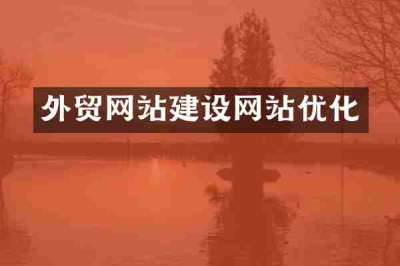 外贸网站建设网站优化