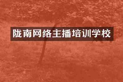 陇南网络主播培训学校