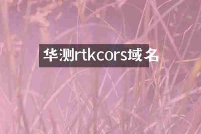 华测rtkcors域名