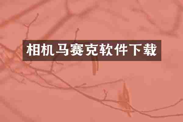 相机马赛克软件下载