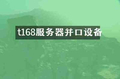 t168服务器并口设备