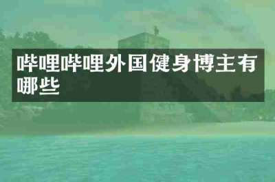哔哩哔哩外国健身博主有哪些