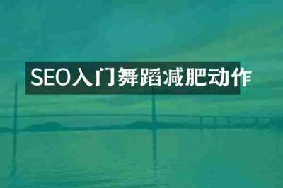 SEO入门舞蹈减肥动作