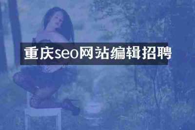重庆seo网站编辑招聘