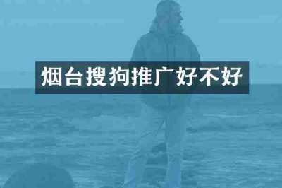 烟台搜狗推广好不好