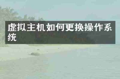 虚拟主机如何更换操作系统