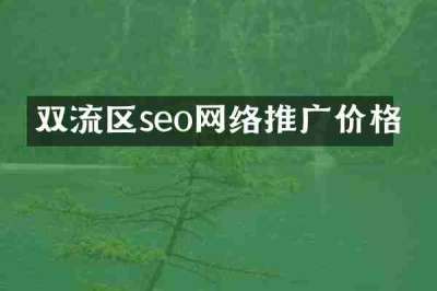 双流区seo网络推广价格
