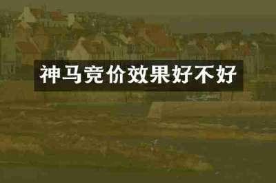 神马竞价效果好不好