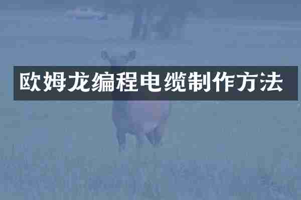 欧姆龙编程电缆