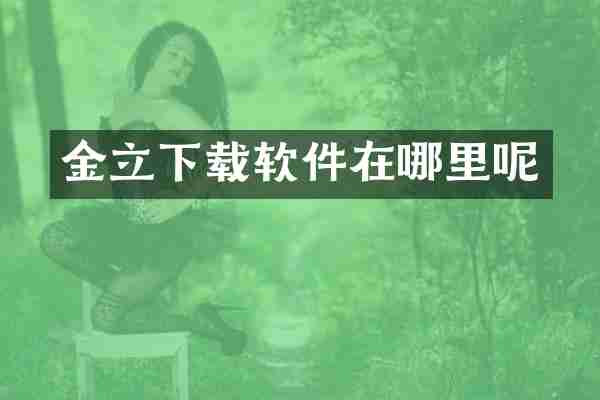 金立下载软件在哪里呢