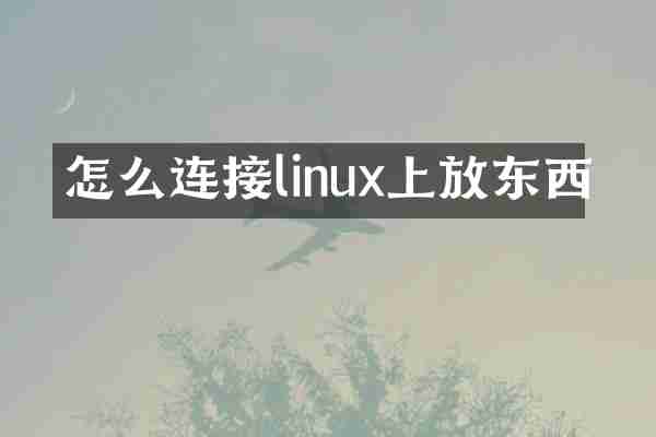 怎么连接linux上放东西