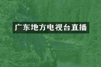 广东地方电视台直播