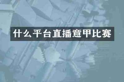 什么平台直播意甲比赛