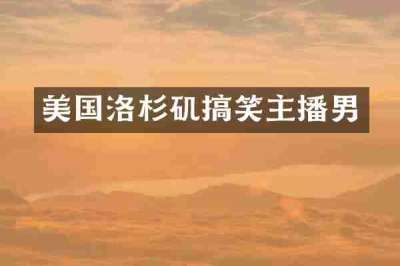 美国洛杉矶搞笑主播男