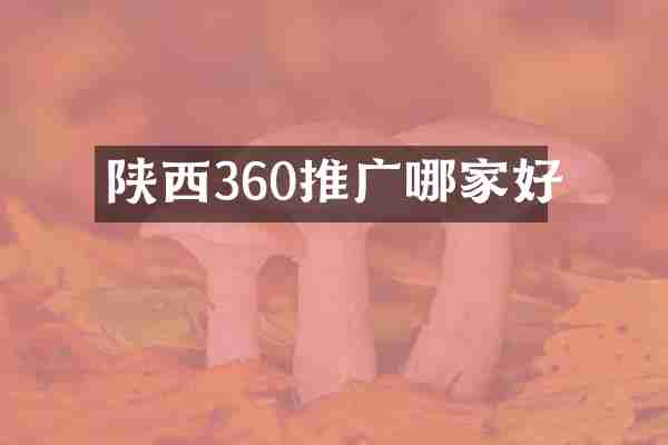 陕西360推广哪家好