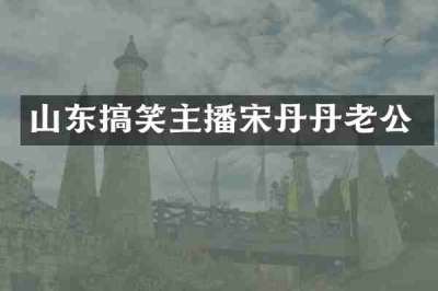 山东搞笑主播宋丹丹老公
