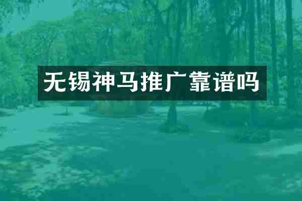 无锡神马推广靠谱吗