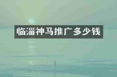 临淄神马推广多少钱