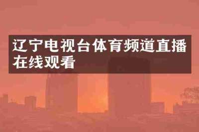 辽宁电视台体育频道直播在线观看