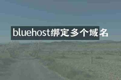 bluehost绑定多个域名