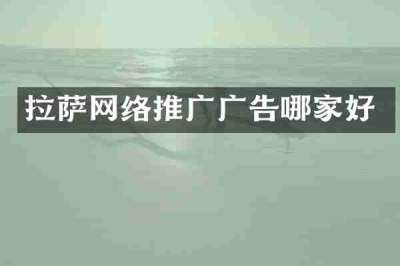 拉萨网络推广广告哪家好
