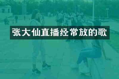 张大仙直播经常放的歌