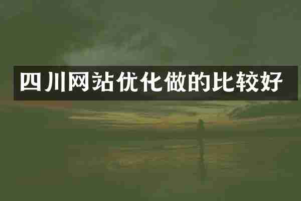 四川网站优化做的比较好