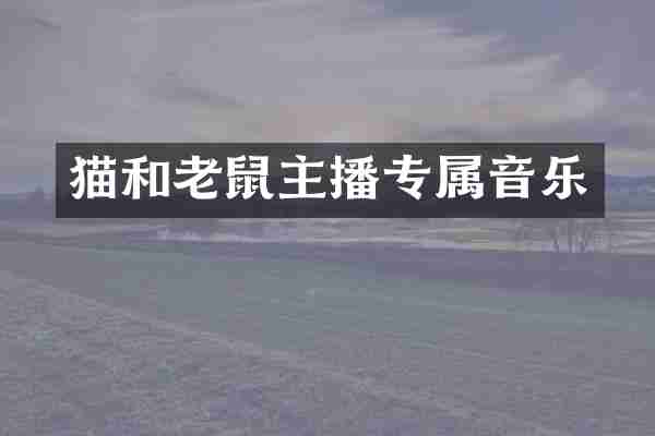 猫和老鼠主播专属音乐
