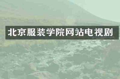 北京服装学院网站电视剧
