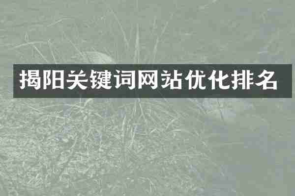 揭阳关键词网站优化排名