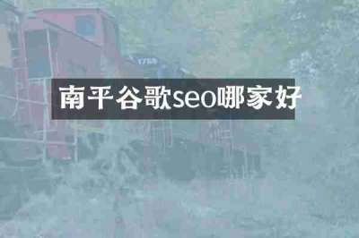 南平谷歌seo哪家好
