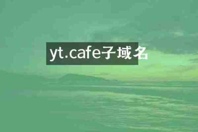 yt.cafe子域名