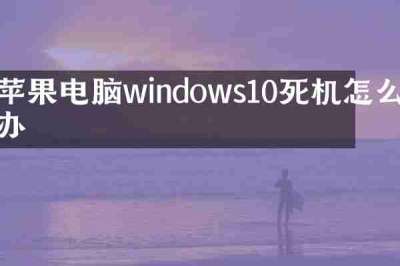 苹果电脑windows10死机怎么办