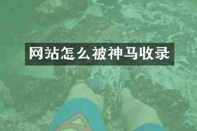 网站怎么被神马收录
