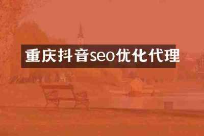 重庆抖音seo优化代理