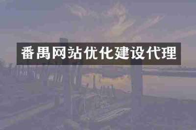 番禺网站优化建设代理