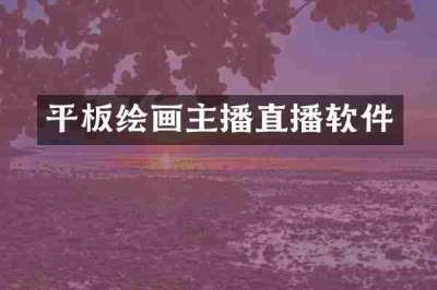 平板绘画主播直播软件