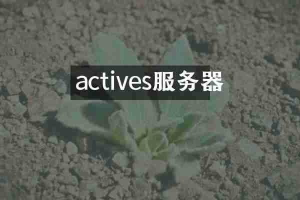 actives服务器