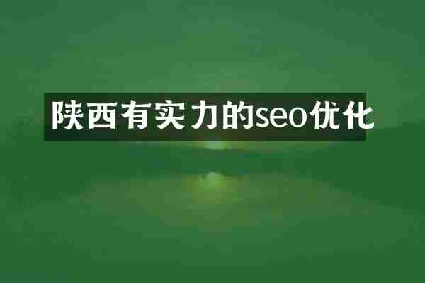 陕西有实力的seo优化