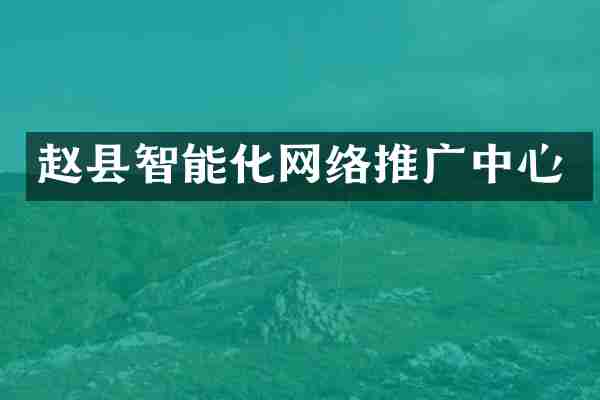 赵县智能化网络推广中心