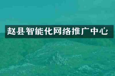 赵县智能化网络推广中心