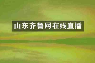 山东齐鲁网在线直播