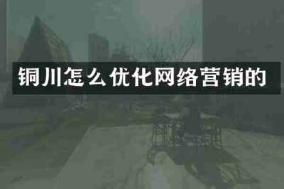 铜川怎么优化网络营销的
