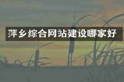 萍乡综合网站建设哪家好