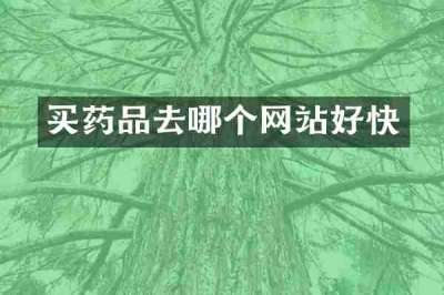 买药品去哪个网站好快