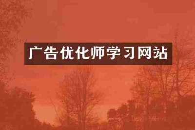 广告优化师学习网站