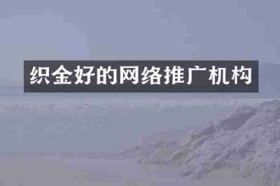 织金好的网络推广机构