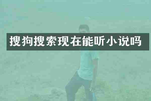 搜狗搜索现在能听小说吗